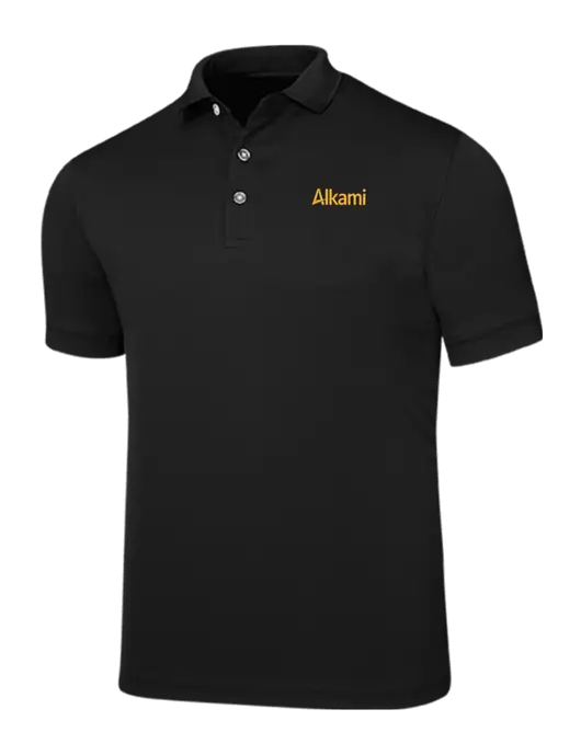 Callaway Ottoman Black Polo w/Alkami Logo