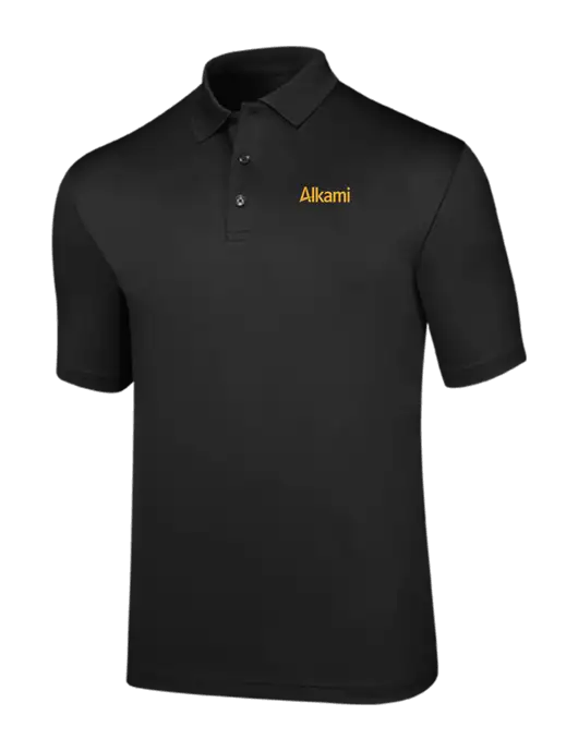 Callaway Opti-Dri Black Chev Polo w/Alkami Logo