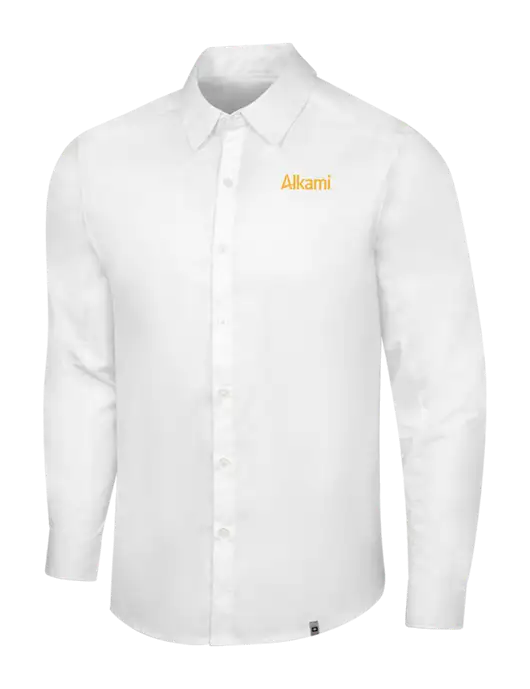 OGIO White Commuter Woven Shirt w/Alkami Logo
