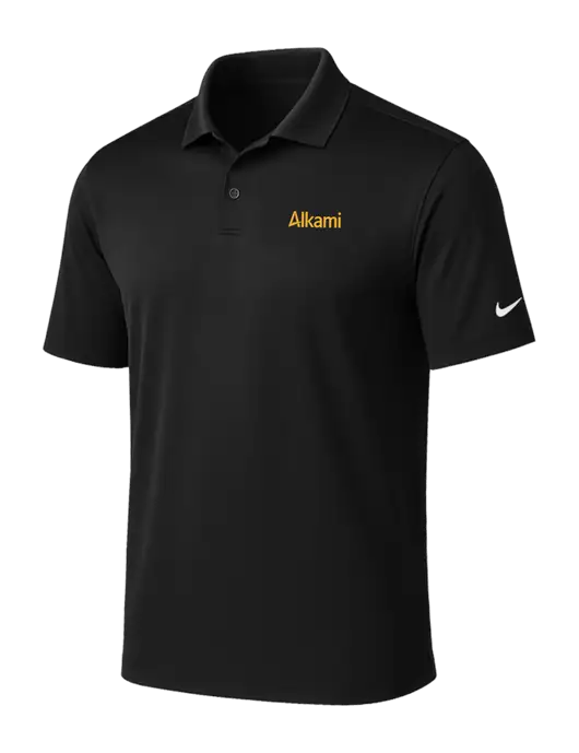 NIKE Black Victory Solid Polo w/Alkami Logo