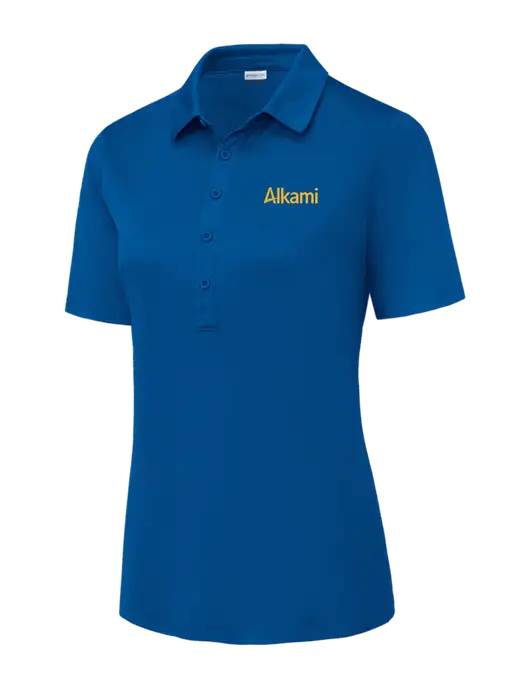 True Royal Womens Posi-UV Pro Polo w/Alkami Logo