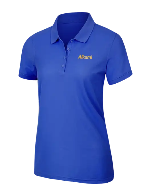 Dark Royal Womens Core Classic Pique Polo w/Alkami Logo