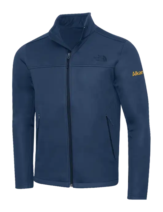 North Face Dark Navy Ridgewall Soft Shell Jacket w/Alkami Logo