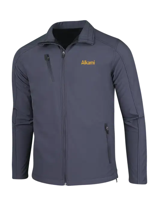 Dark Grey Welded Softshell Jacket w/Alkami Logo
