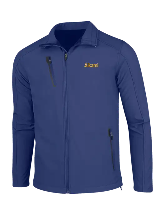 Dark Royal Welded Softshell Jacket w/Alkami Logo