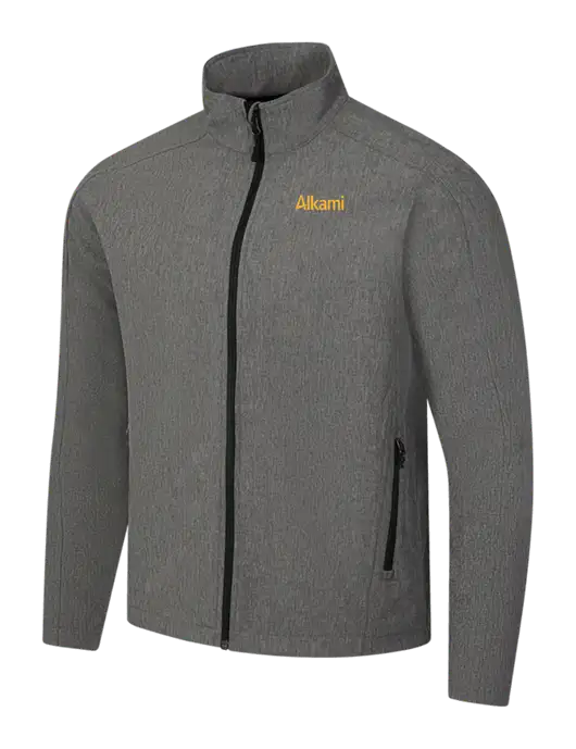 Medium Grey Heather Core Soft Shell Jacket w/Alkami Logo