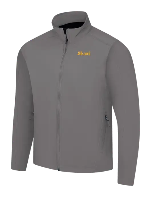 Medium Grey Core Soft Shell Jacket w/Alkami Logo