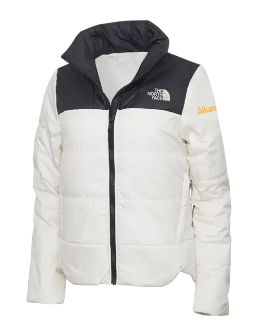 North Face Womens Vintage White Everyday Insulated Jacket w/Alkami Logo