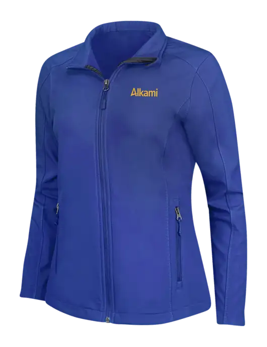 Dark Royal Womens Core Soft Shell Jacket w/Alkami Logo