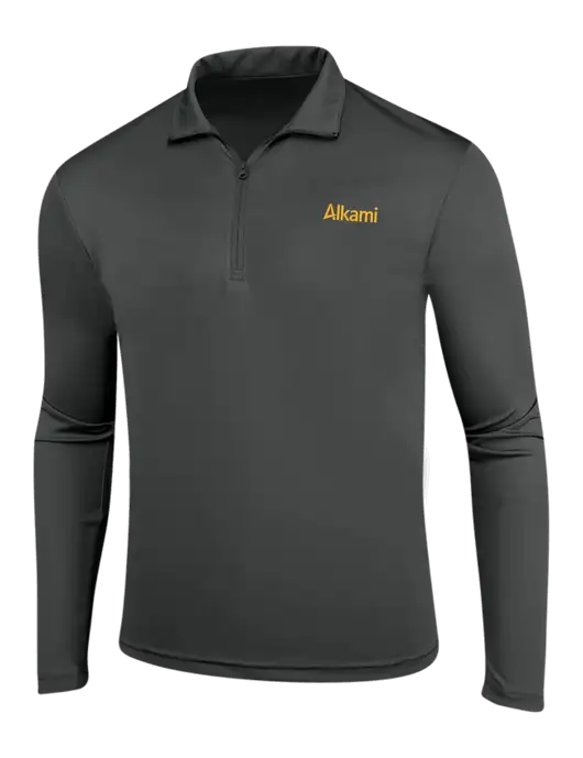 Dark Grey PosiCharge Competitor 1/4 Zip Pullover w/Alkami Logo