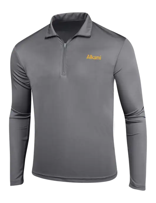 Medium Grey PosiCharge Competitor 1/4 Zip Pullover w/Alkami Logo