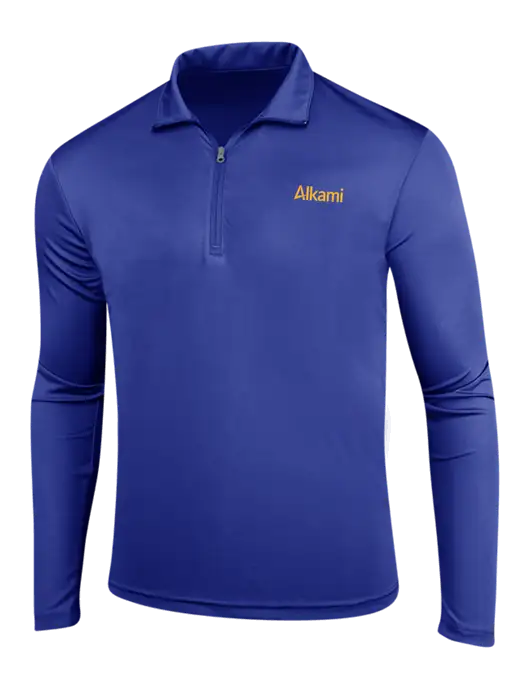 Dark Royal PosiCharge Competitor 1/4 Zip Pullover w/Alkami Logo