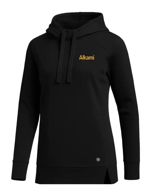 OGIO Black Womens Luuma Pullover Fleece Hoodie w/Alkami Logo