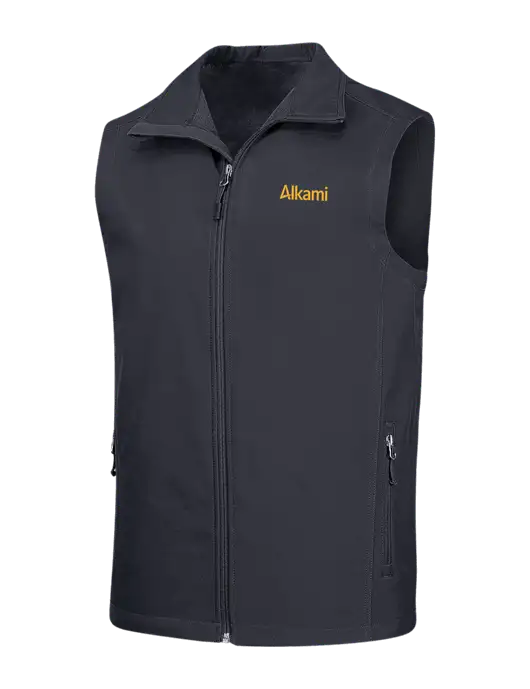 Dark Grey Core Soft Shell Vest w/Alkami Logo