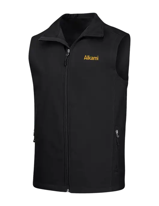 Black Core Soft Shell Vest w/Alkami Logo