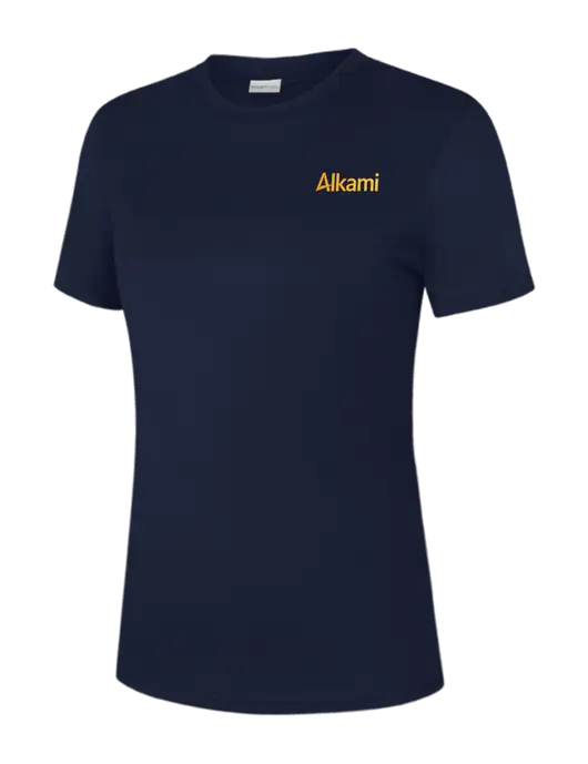 Womens Navy PosiCharge Competitor Tee w/Alkami Logo