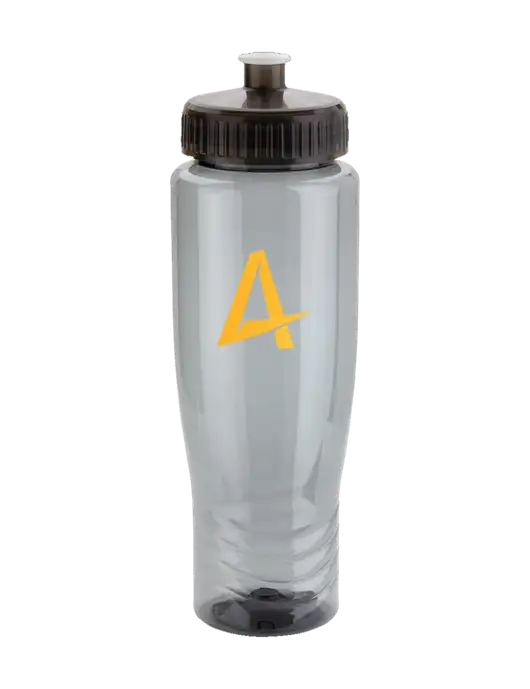 Roam Smoke 28 oz Eco-Polyclear Bottle with Push Pull Lid w/Alkami Logo