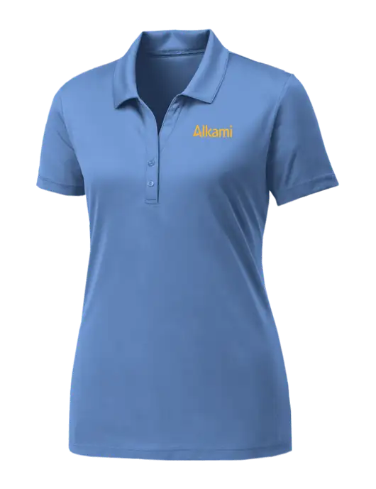 Womens Carolina Blue PosiCharge Competitor Polo w/Alkami Logo