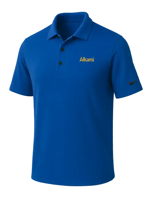 NIKE Dark Royal Dri-Fit Micro Pique Polo w/Alkami Logo