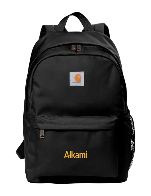 Carhartt Black Canvas Backpack w/Alkami Logo