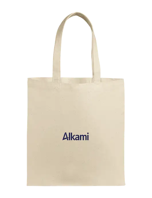 Eco Blend Natural Canvas Tote w/Alkami Logo