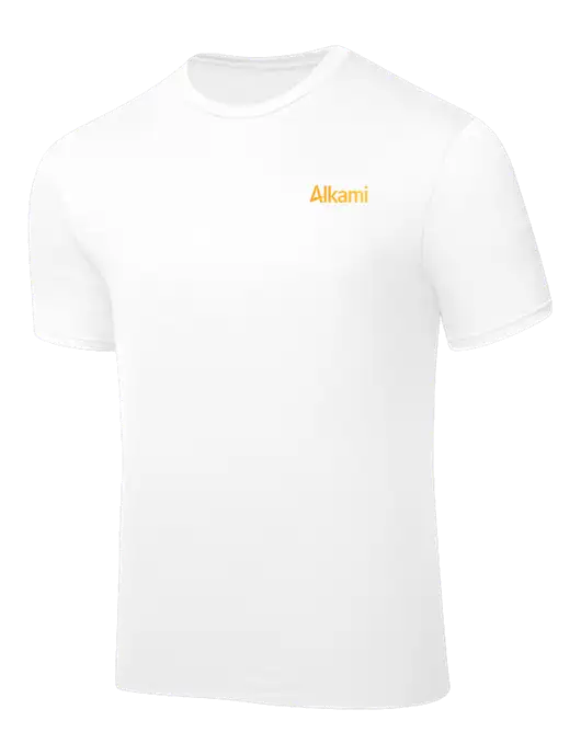 White PosiCharge Competitor Tee w/Alkami Logo