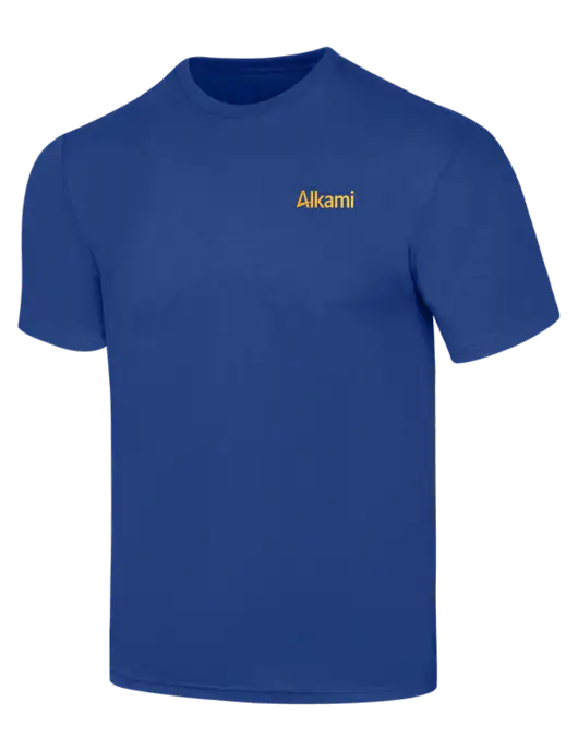 Simply Soft Dark Royal 4.5oz  Poly/Combed Ring Spun Cotton T-Shirt w/Alkami Logo