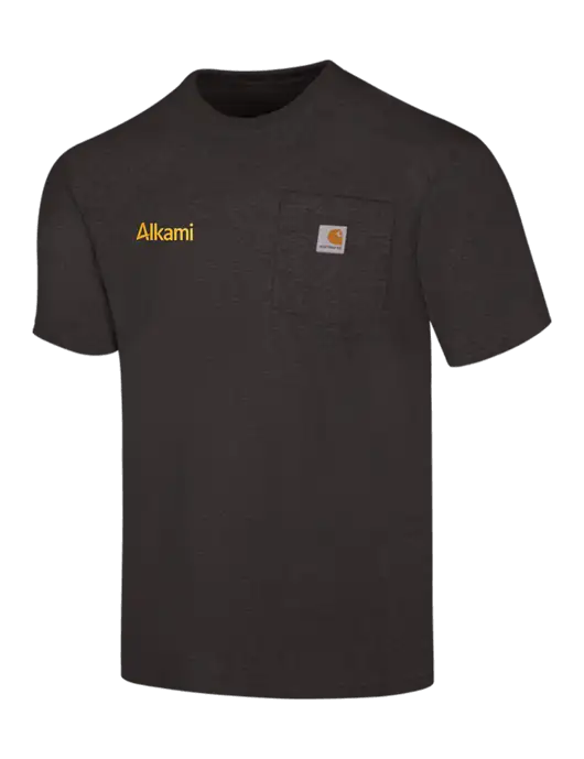 Carhartt Workwear Charcoal Heather Pocket Short Sleeve T-Shirt w/Alkami Logo