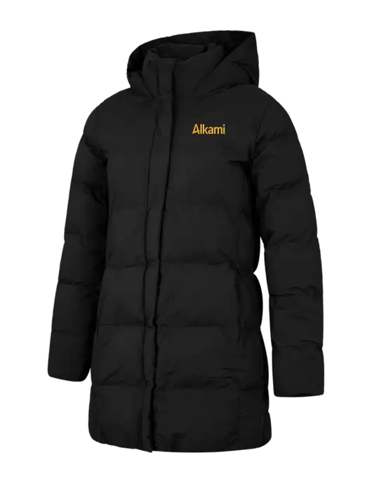 Mercer+Mettle Womens Deep Black Puffy Parka  w/Alkami Logo