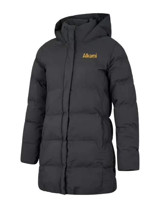 Mercer+Mettle Womens Dark Grey Puffy Parka  w/Alkami Logo