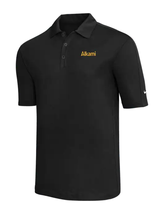 Nike Black Tech Sport Dri-FIT Polo w/Alkami Logo