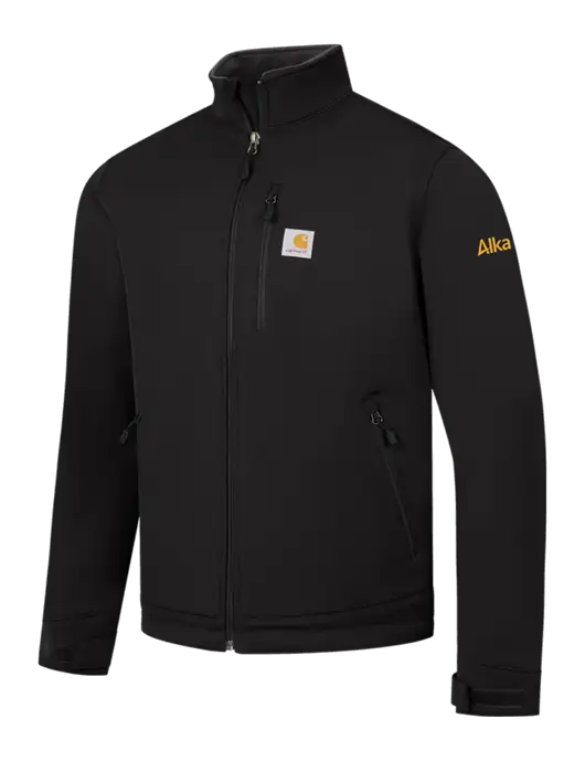 Carhartt Black Crowley Soft Shell Jacket w/Alkami Logo