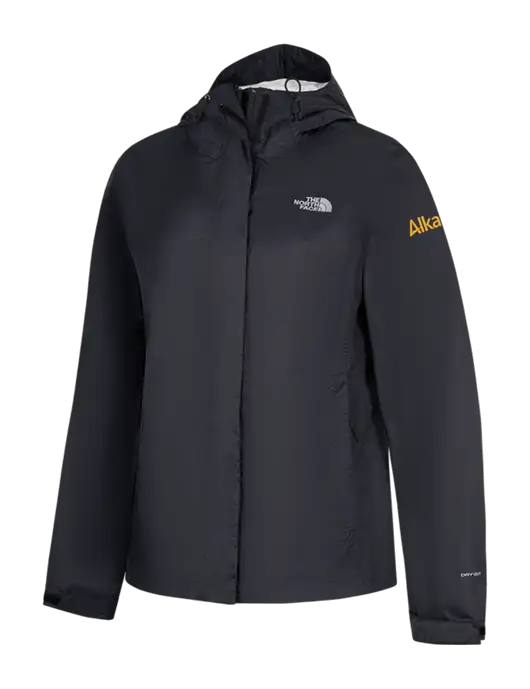 The North Face Womens Black DryVent Rain Jacket w/Alkami Logo