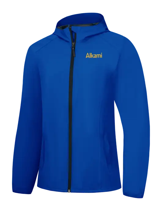 Womens Royal Essential Rain Jacket w/Alkami Logo
