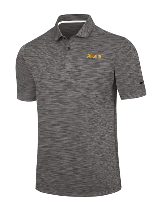 Nike Dark Grey Dri-FIT Vapor Space Dyed Polo w/Alkami Logo