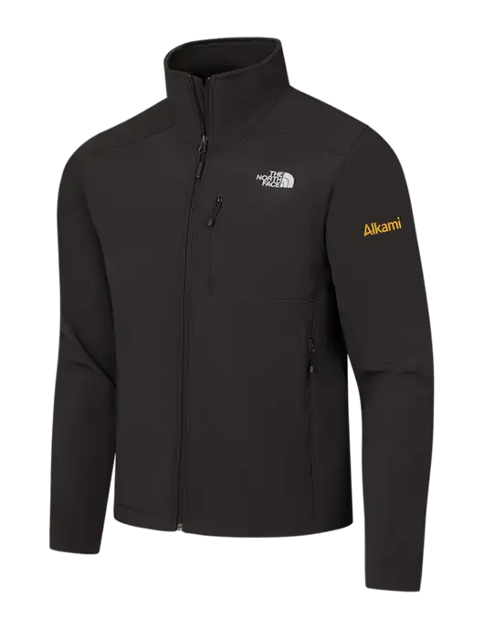 The North Face Black Apex Barrier Soft Shell Jacket w/Alkami Logo