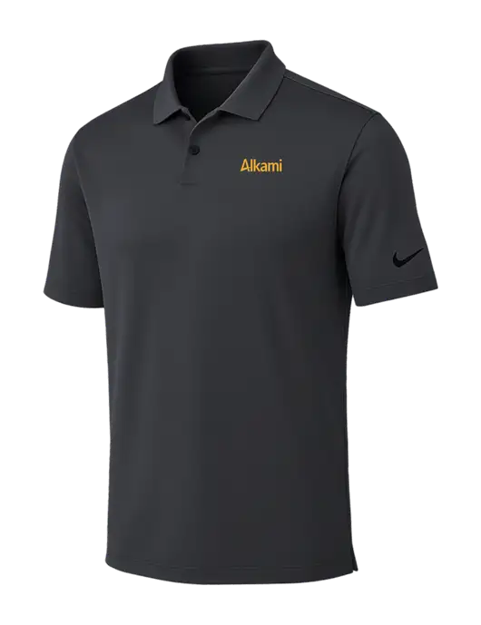 Nike Dark Grey Dri-FIT Vapor Polo w/Alkami Logo