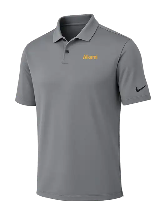 Nike Medium Grey Dri-FIT Vapor Polo w/Alkami Logo