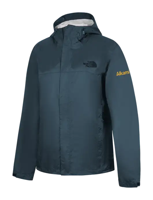 The North Face Navy DryVent Rain Jacket w/Alkami Logo
