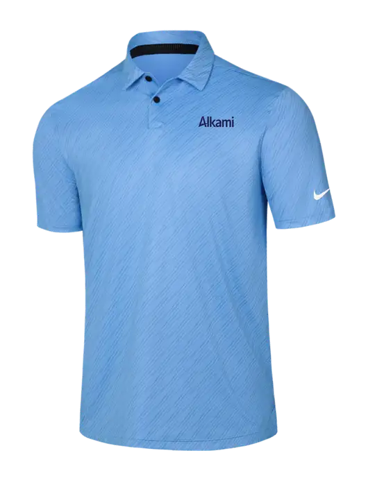 Nike Light Blue Vapor Dash Polo w/Alkami Logo