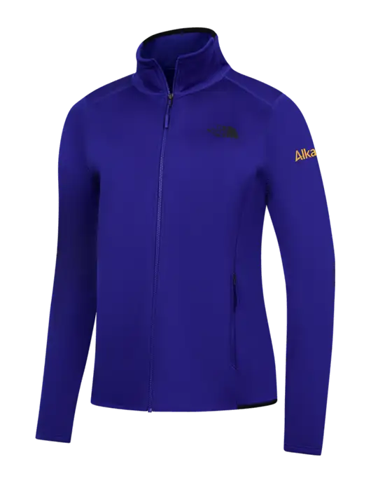 The North Face Womens Dark Royal Skyline Full-Zip Fleece Jacket w/Alkami Logo