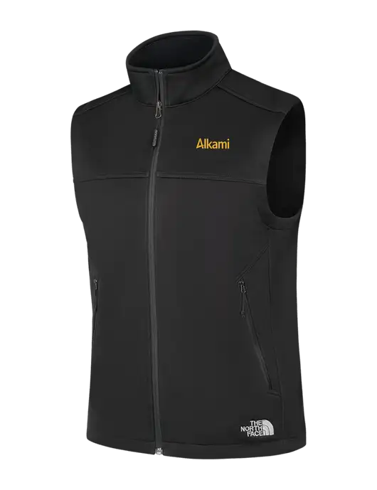 North Face Black Ridgewall Soft Shell Vest w/Alkami Logo