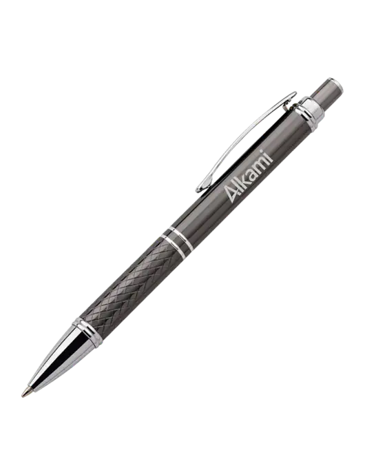 Dark Grey Stellar Scribe Pen - Black Ink w/Alkami Logo