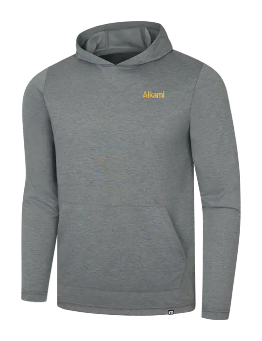TravisMathew Dark Grey Heather Coveside Hoodie w/Alkami Logo