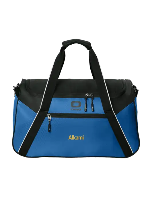 OGIO Light Navy/Black Inception Duffel w/Alkami Logo