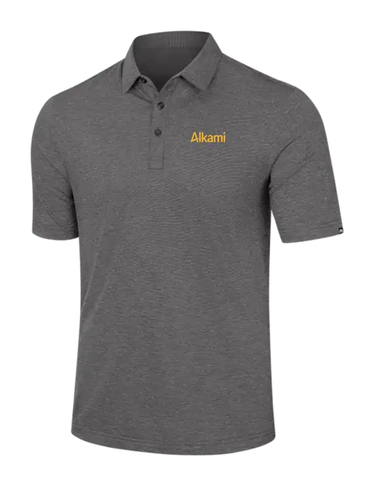 TravisMathew Dark Grey Heather Sunnyvale Polo w/Alkami Logo