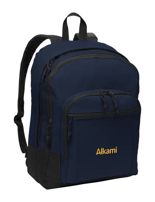 Navy Essential Backpack w/Alkami Logo