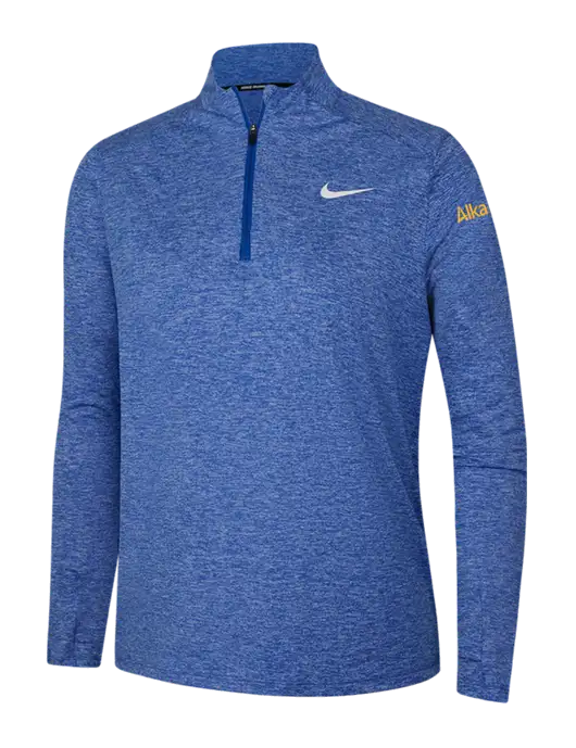 Nike Royal Heather Womens Dri-FIT Element 1/2-Zip Pullover w/Alkami Logo