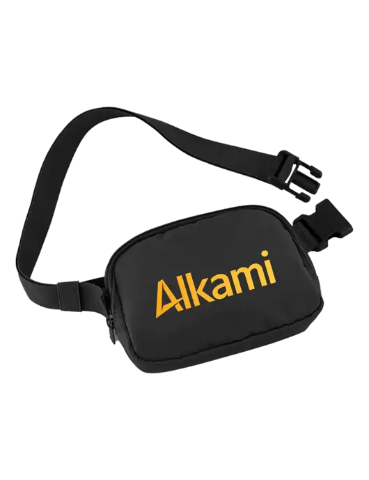 AeroLOFT Anywhere Black Belt Bag w/Alkami Logo