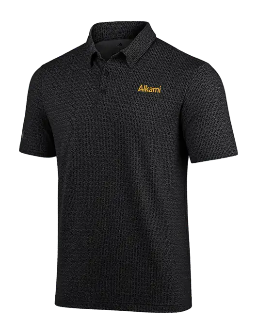 Adidas Black Printed Blend Polo w/Alkami Logo
